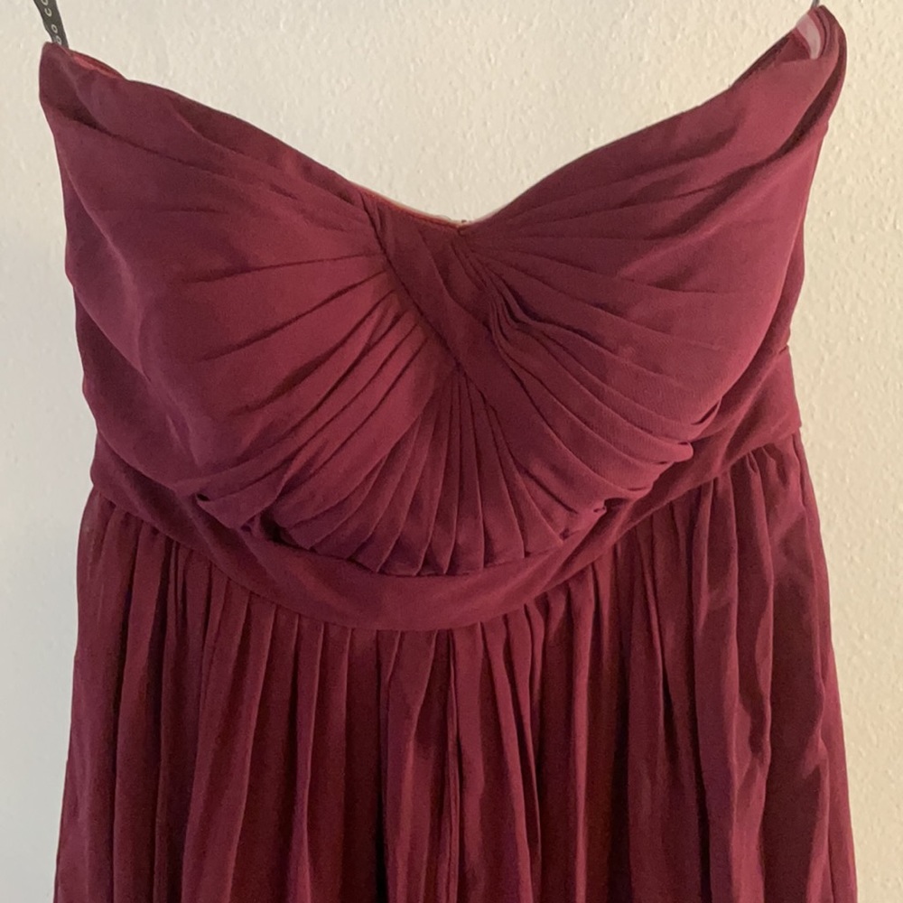 Jenny Yoo Strapless Bridesmaid Dress